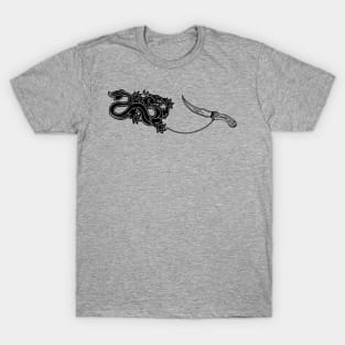 Wheel of time dragon and dagger T-Shirt